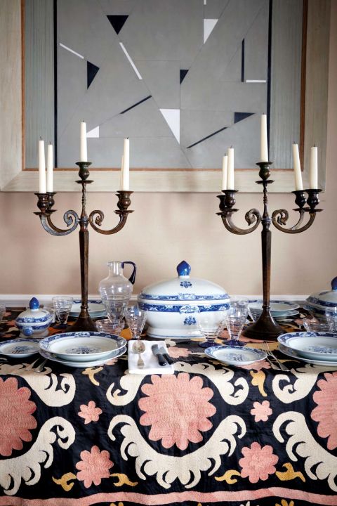 Una casa con mucho charm Papel diseño Candelabros