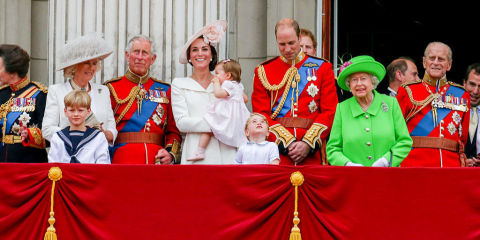 Royal family at Trooping The Colour