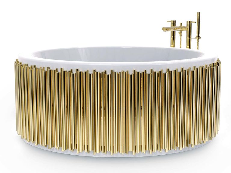 Moda y Deco: Baños de oro