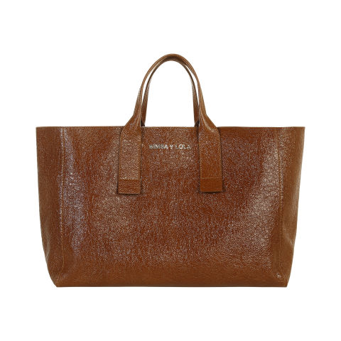 bolso bimba y lola piel marron