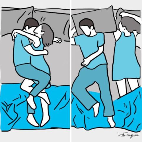 Dormir abrazados